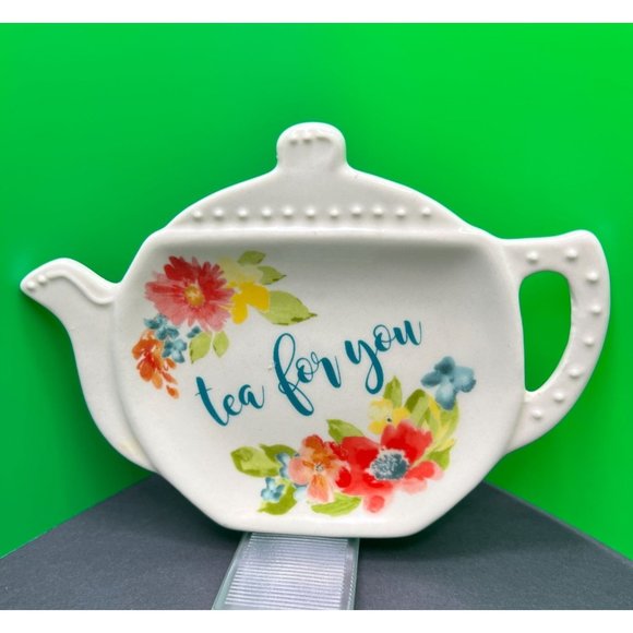 The Pioneer Woman Dining Pioneer Woman Tea Bag Holder Ceramic